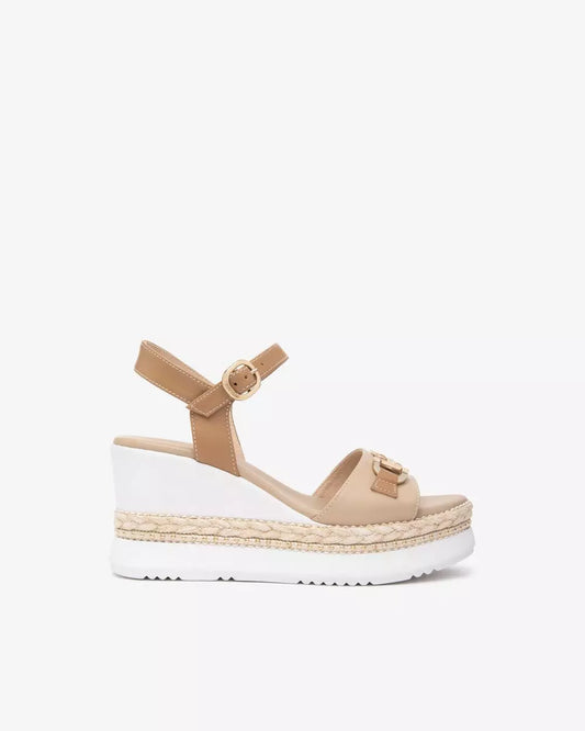 NeroGiardini Sandali Donna in Pelle E513552D 453 Beige