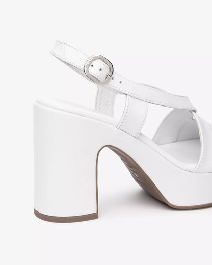 NeroGiardini Sandali Donna in Pelle E513640D 707 Bianco