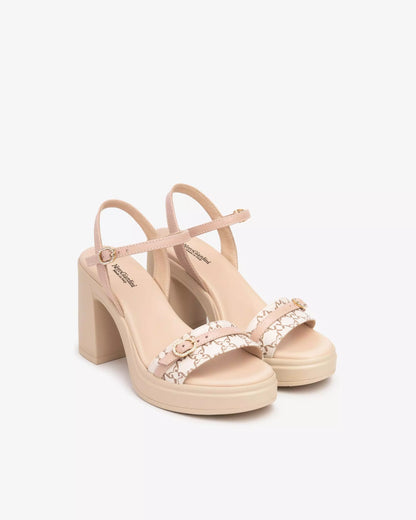 NeroGiardini Sandali Donna in Pelle e Materiale Tecnico E513664D 412 Beige