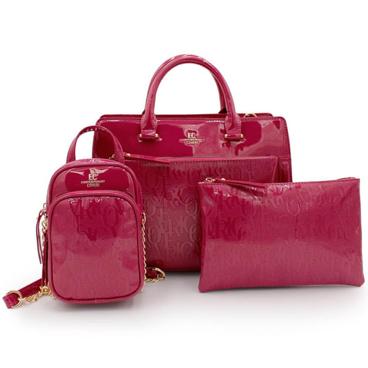 Enrico Coveri  Borsa Set Donna Portafogli Rosa EC24W255-1