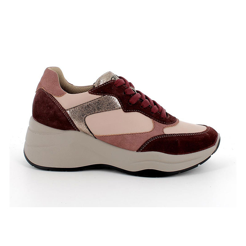 Sneakers donna stringata con zeppa Igi&co 4675844