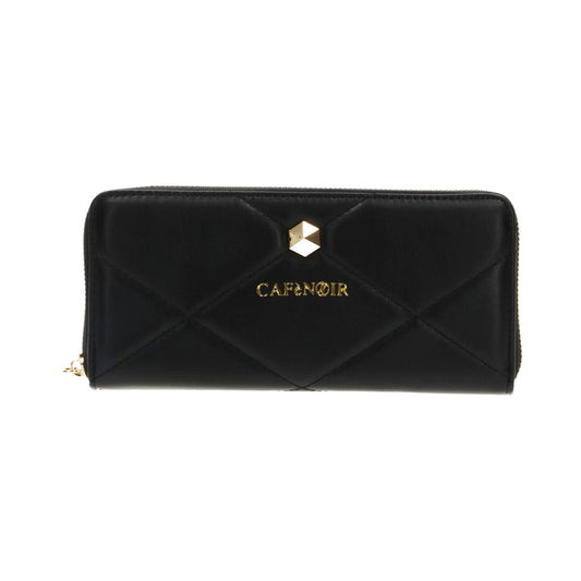 CafèNoir AA0506 N001 portefeuille femme en éco-cuir noir
