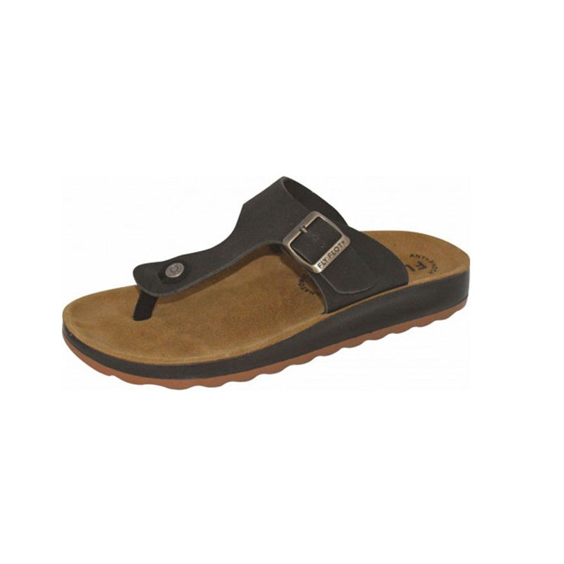 Sandales et pantoufles pour hommes Fly Flot marron 62022