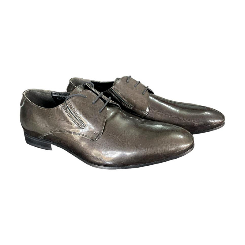 Scarpe uomo Eveet classiche grigio vernice 12502