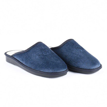 Ciabatta uomo blu Valleverde 37802