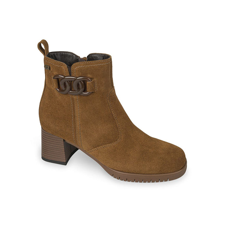 BOTTINES EN DAIM VALLEVERDE NOISETTE V46105